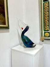 Load image into Gallery viewer, Murano Glass Pelican with Fish
