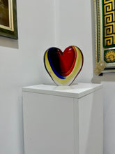 Load image into Gallery viewer, Murano Glass Heart Vase
