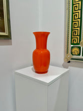 Load image into Gallery viewer, Orange Opalino Vase by Venini
