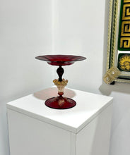 Load image into Gallery viewer, Vintage Murano Glass Compote
