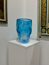 Load image into Gallery viewer, Aquamarine Murano Glass Centerpiece Vase
