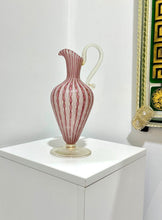 Load image into Gallery viewer, 1950s Latticino Murano Pitcher
