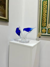 Load image into Gallery viewer, Murano Glass Bluebirds
