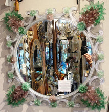Load image into Gallery viewer, Vintage Fratelli Barbini - Green Venetian Mirror
