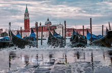 Load image into Gallery viewer, The Gondolas of Venice on Aluminum
