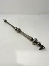 Load image into Gallery viewer, Extremely Rare Antique Silver Torah Pointer Dated 1844 with Gemstones
