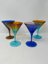 Load image into Gallery viewer, Venetian Martini Glasses
