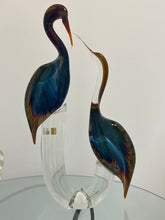 Load image into Gallery viewer, Murano Glass Herons by Zanetti
