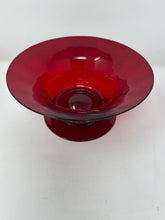 Load image into Gallery viewer, Murano Glass Ruby Red Saucers and Desserts
