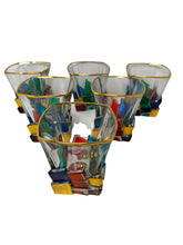 Load image into Gallery viewer, Colorful Venetian Whiskey Glasses
