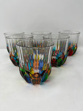 Load image into Gallery viewer, Set of 6 Venetian Whiskey Water Glasses
