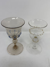Load image into Gallery viewer, Vintage Murano Glass Chalices
