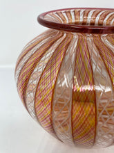 Load image into Gallery viewer, Vintage Filligrana Murano Glass Vase
