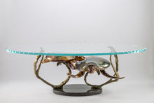 Load image into Gallery viewer, Murano Glass Coffee Table with Turtles by Zanetti
