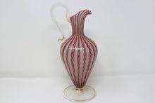 Load image into Gallery viewer, 1950s Latticino Murano Pitcher
