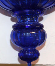 Load image into Gallery viewer, "Blue Porpora" Blue Venini Wall Sconce
