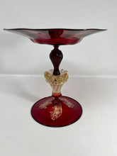 Load image into Gallery viewer, Vintage Murano Glass Compote
