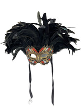 Load image into Gallery viewer, Black and Red Eye Mask
