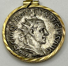 Load image into Gallery viewer, Angel Pendant with Emperor Philip Coin
