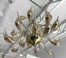 Load image into Gallery viewer, Lu Murano Glass Chandelier by Fornasier
