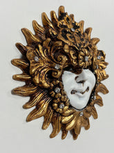 Load image into Gallery viewer, Sun Venetian Plaster Decorative Mask
