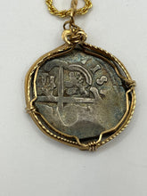 Load image into Gallery viewer, Spanish Shipwreck 8 Reale Coin Circa 1650
