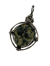 Load image into Gallery viewer, Ancient Coin of Athena as Pendant Necklace
