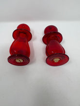 Load image into Gallery viewer, Murano Glass Ruby Salt and Pepper
