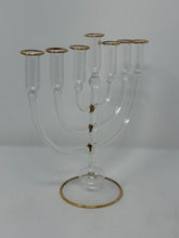 Load image into Gallery viewer, Murano Glass Menorah or Candelabra
