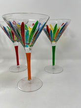 Load image into Gallery viewer, Set of 6 Italian Martini Glasses
