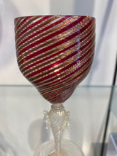 Load image into Gallery viewer, Vintage Wine Glasses Attributed to Salviati
