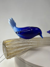 Load image into Gallery viewer, Murano Glass Bluebirds on a Branch
