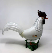 Load image into Gallery viewer, Oscar Zanetti - Murano Glass Rooster &amp; Hen by Zanetti
