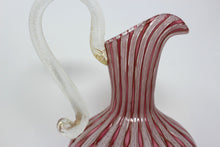 Load image into Gallery viewer, 1950s Latticino Murano Pitcher
