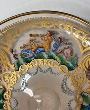 Load image into Gallery viewer, Antique Hand Blown Murano Glass Enameled Dish
