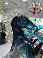 Load image into Gallery viewer, Rearing Horse Made by the Glass Master of Murano, Oscar Zanetti
