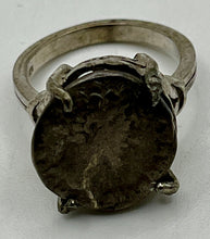 Load image into Gallery viewer, Marcus Aurelius Coin Made Into Ring
