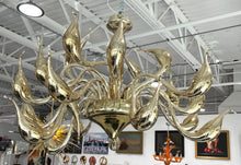 Load image into Gallery viewer, Lu Murano Glass Chandelier by Fornasier
