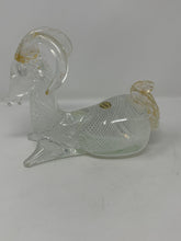 Load image into Gallery viewer, Murano Glass Vintage Ram Figurine
