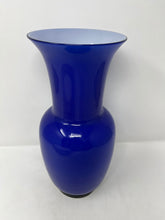 Load image into Gallery viewer, Blue Opalino Vase by Venini
