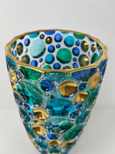 Load image into Gallery viewer, Amazing Blue Venetian Centerpiece Vase
