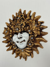 Load image into Gallery viewer, Sun Venetian Plaster Decorative Mask
