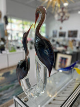 Load image into Gallery viewer, Murano Glass Herons by Zanetti
