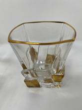 Load image into Gallery viewer, Gold Trimmed Venetian Whiskey Glasses
