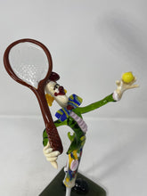 Load image into Gallery viewer, Murano Glass Clown Tennis Player
