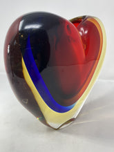 Load image into Gallery viewer, Murano Glass Heart Vase
