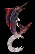 Load image into Gallery viewer, Murano Glass Marlin by Zanetti
