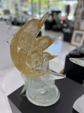 Load image into Gallery viewer, Golden Dolphins from Murano, Italy
