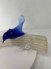 Load image into Gallery viewer, Murano Glass Bluebirds on a Branch
