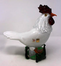 Load image into Gallery viewer, Oscar Zanetti - Murano Glass Rooster &amp; Hen by Zanetti
